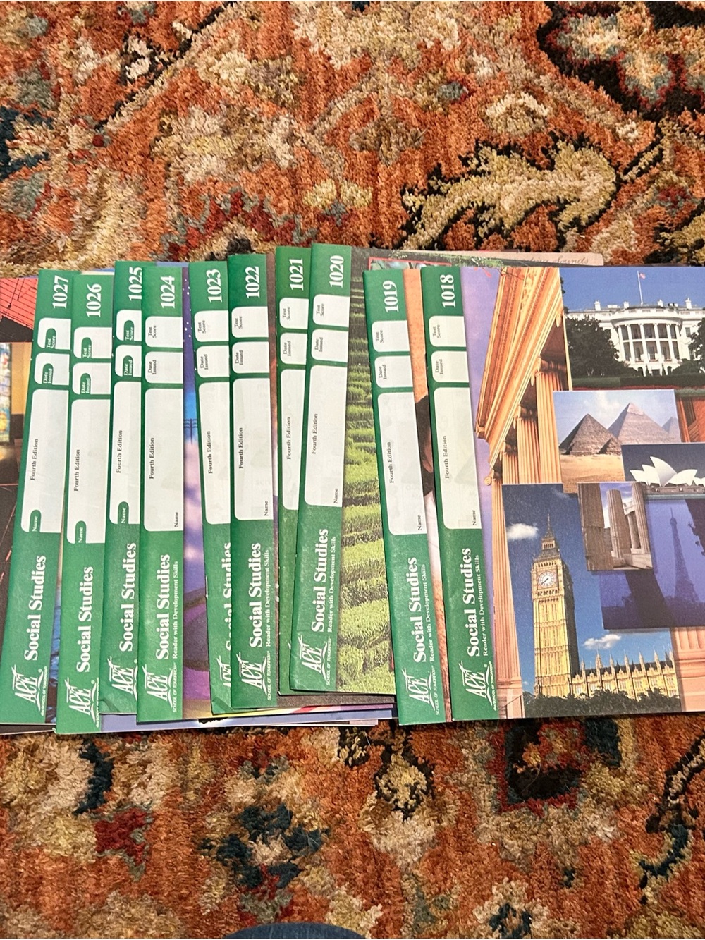 ACE School of Tomorrow Social Studies Workbooks (1018-1030) 2nd grade
